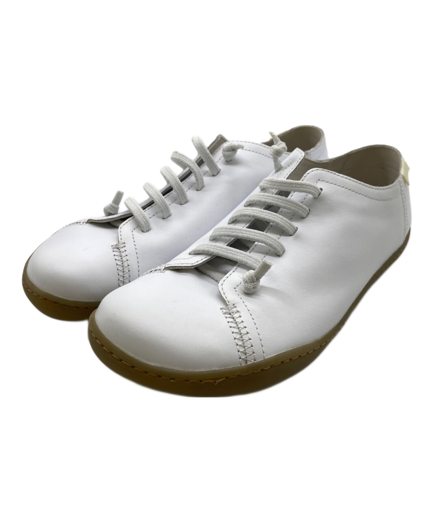 【未使用】Camper PEU CAMI ペウカミ　レザー　純白　24cm 美品 中古・古着通販】CAMPER (カンペール) PEU CAMI ホワイト サイズ:41