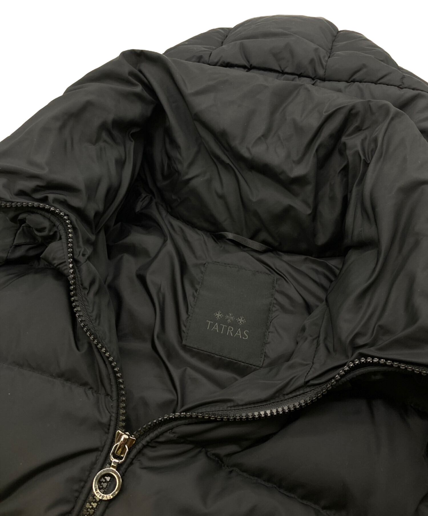 中古・古着通販】TATRAS (タトラス) ダウンコート/POLITEAMA ブラック