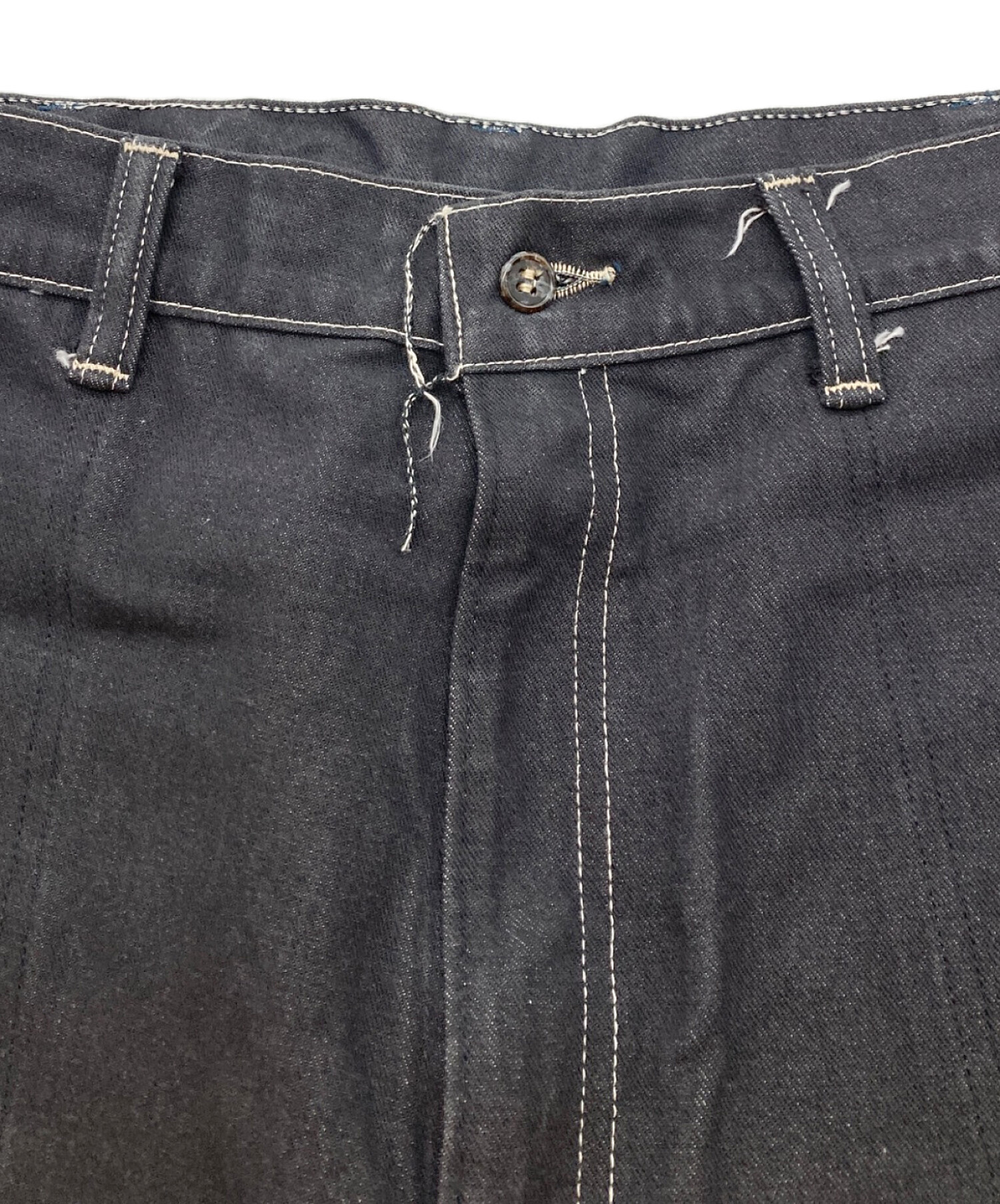 中古・古着通販】FAUVES (フォーブ) 25AW RANCH BLACK ワイドデニム 