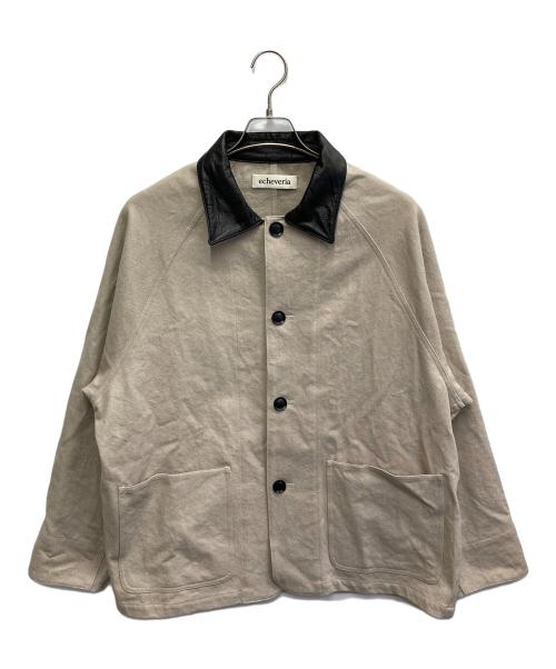 ジャケット・アウター echeveria Leather Switiching WorkJKT OVY 3043003254824182_01_2952w.jpeg