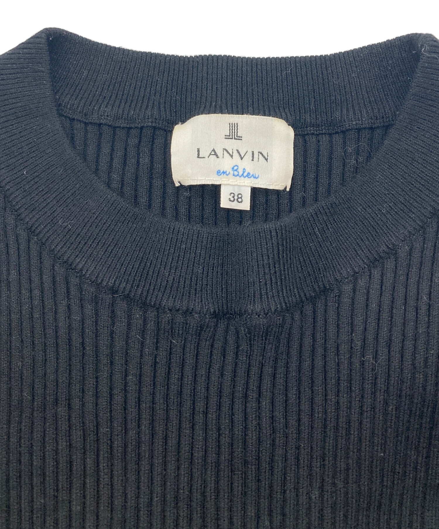中古・古着通販】LANVIN en Bleu (ランバンオンブルー) 袖切替ニット