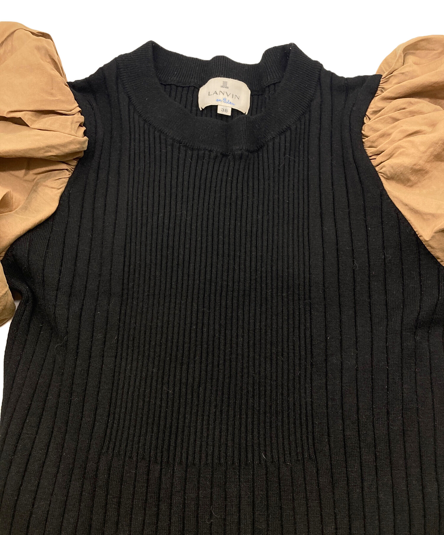 中古・古着通販】LANVIN en Bleu (ランバンオンブルー) 袖切替ニット