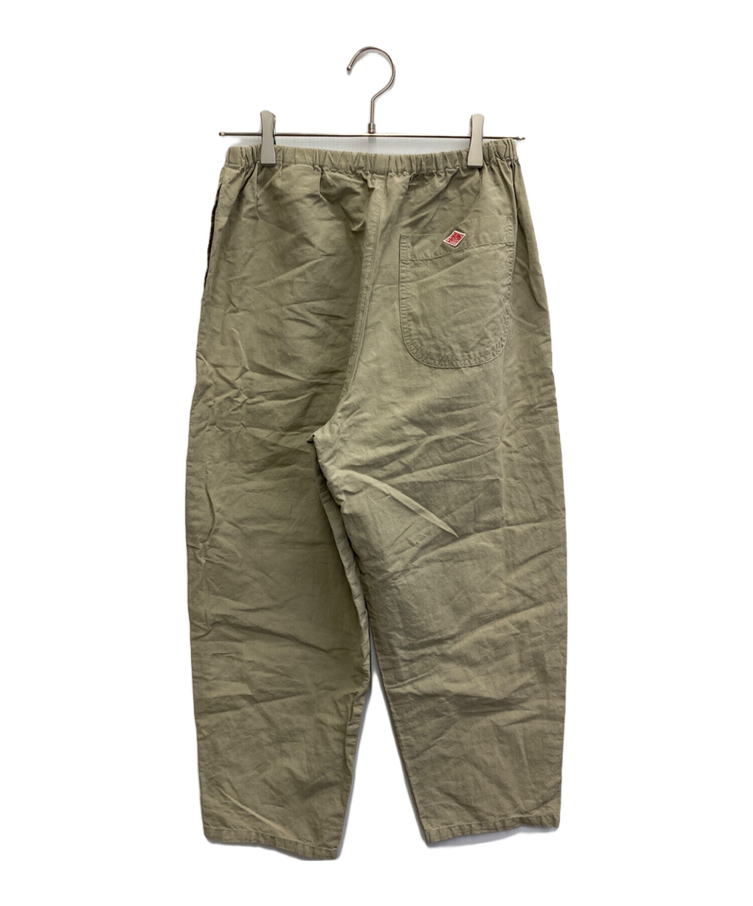 ダントン　コットンリネンイージーパンツ　３６タグ付き 中古・古着通販】DANTON (ダントン) リネンコットンイージーパンツ