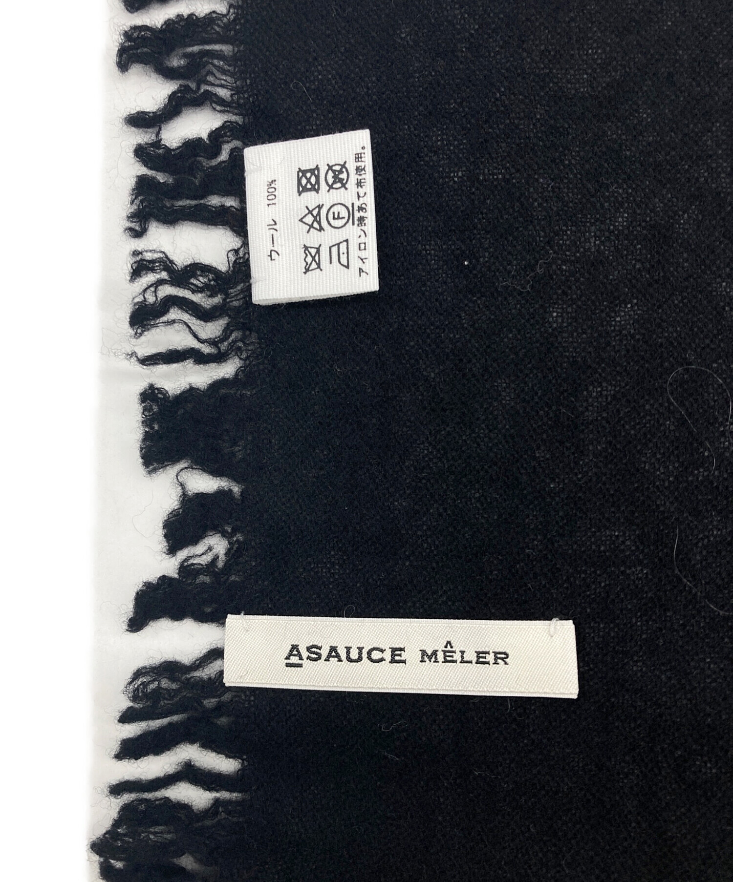 中古・古着通販】ASAUCE MELER (アソースメレ) ウールマフラー