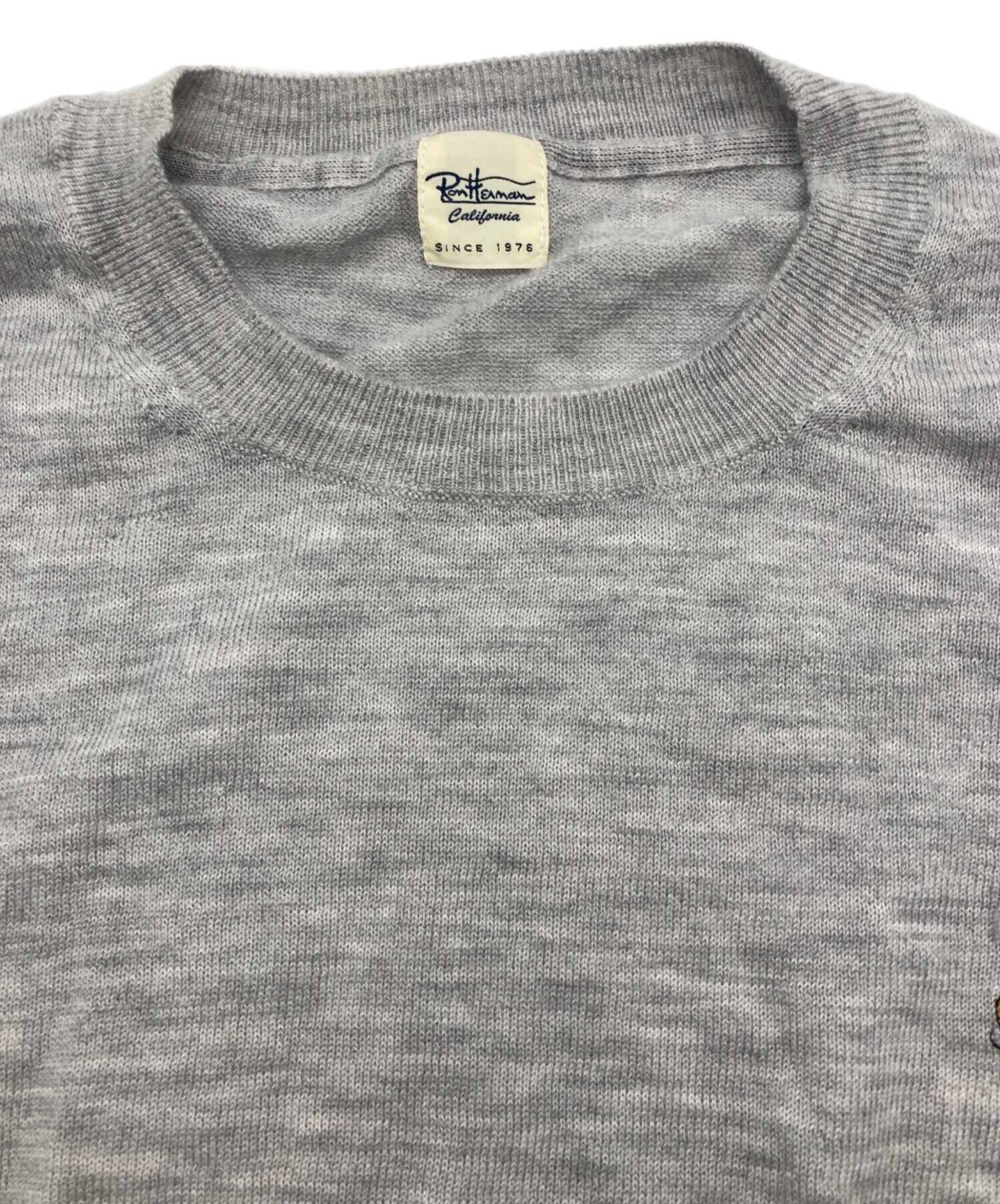 Ron Herman グレー リブ編み カシミヤセーター 中古・古着通販】Ron Herman (ロンハーマン) Disney (ディズニー