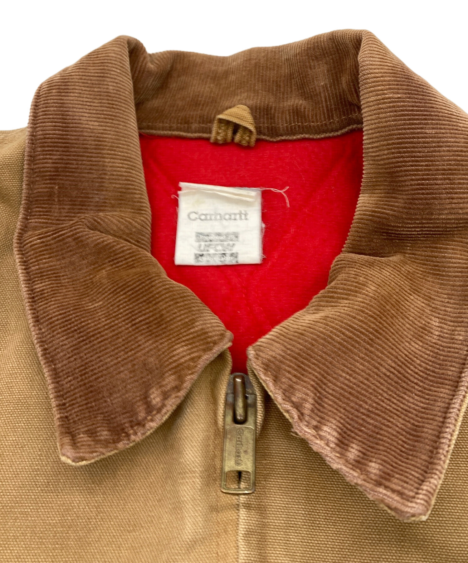 極上 カーハート carhartt サンタフェジャケット　ブラウン　茶色 古着 カーハート Carhartt サンタフェジャケット ダックワーク