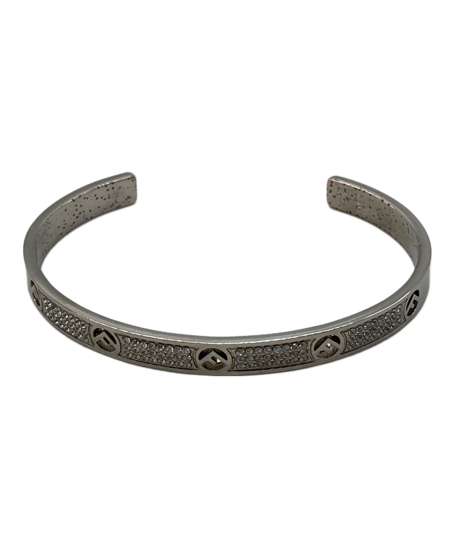 未使用品級！FENDI ブレスレット 中古・古着通販】FENDI (フェンディ) F is Fendi Cuff Bracelet