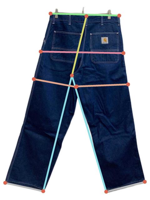 中古・古着通販】CarHartt (カーハート) SIMPLE PANT インディゴ