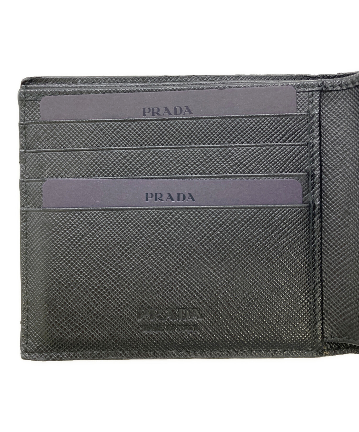 中古・古着通販】PRADA (プラダ) サフィアーノクロコレザー2つ折り財布