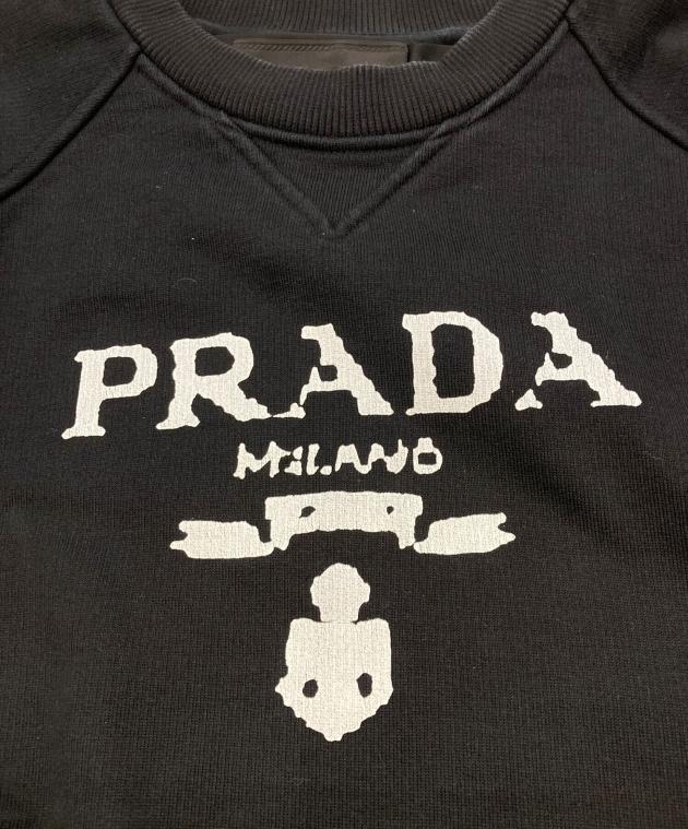 中古・古着通販】PRADA (プラダ) プリンテッドコットンフリースクルー