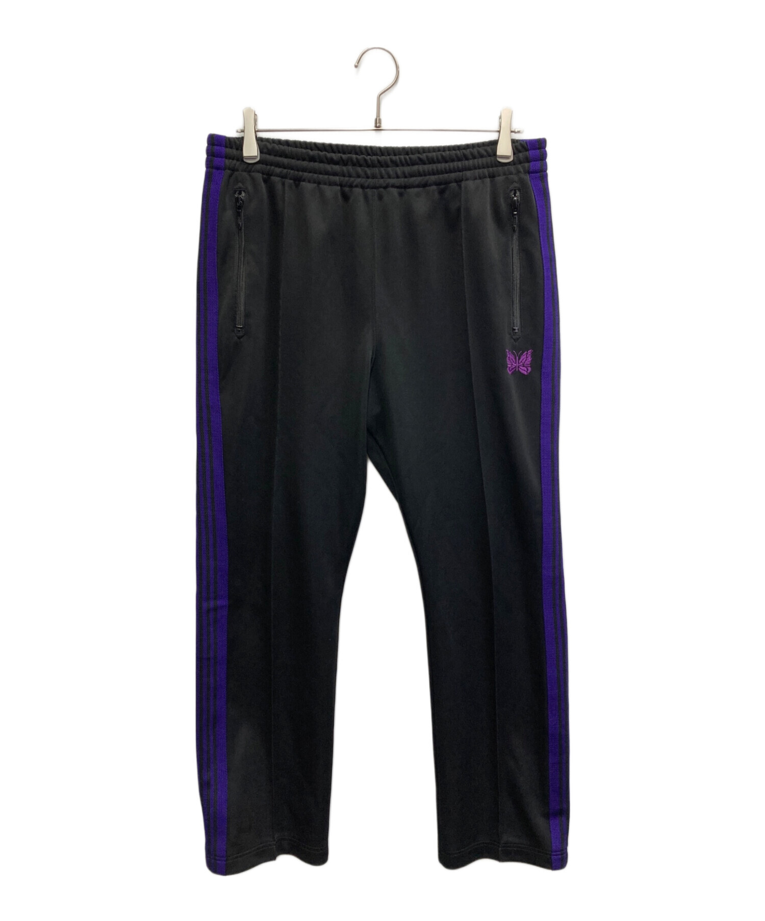 needles NARROW TRACK PANT XS パープル 中古・古着通販】Needles (ニードルズ) NARROW TRACK PANT ブラック