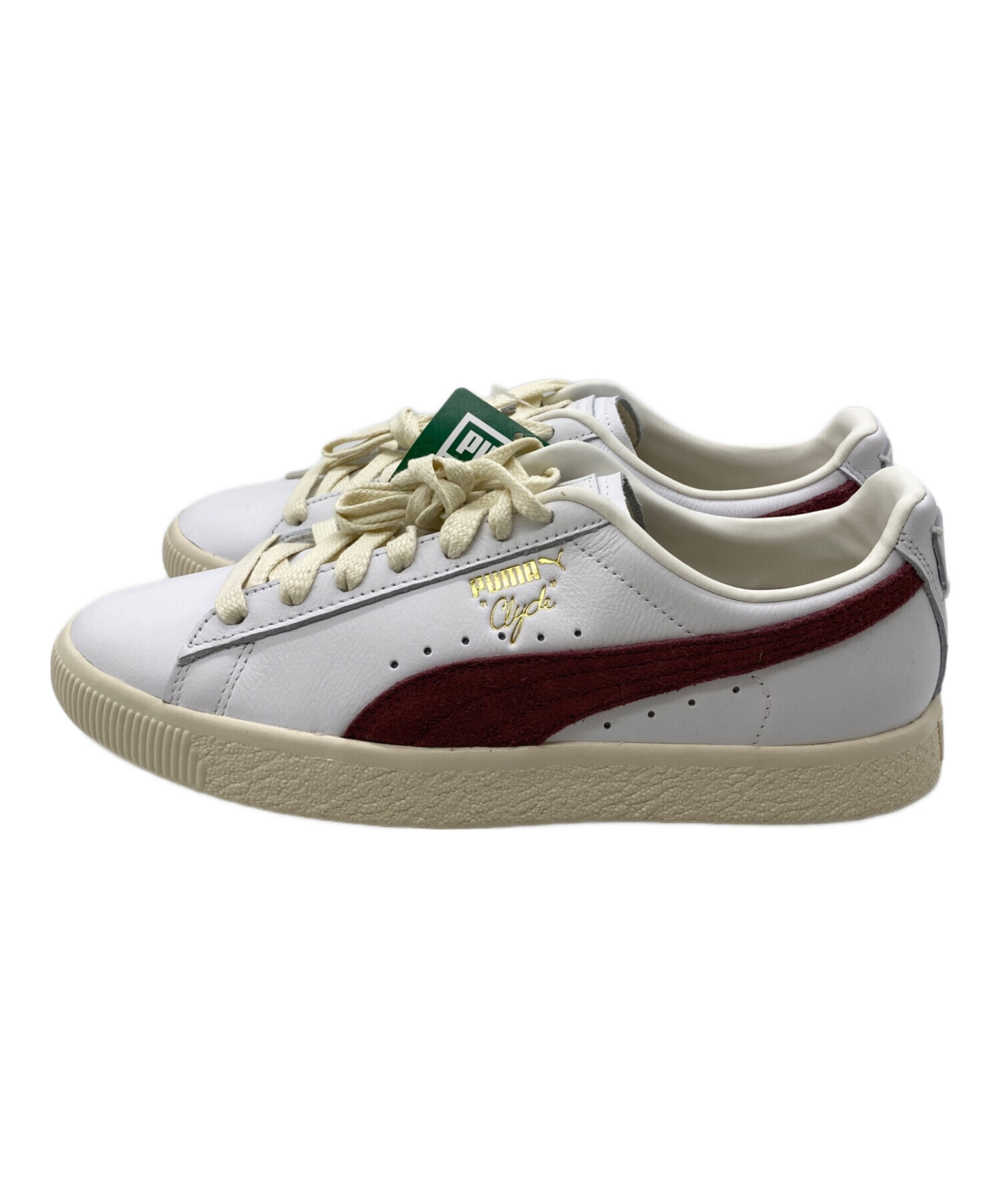 中古・古着通販】PUMA (プーマ) CLYDE BASE ホワイト サイズ:26.5 未