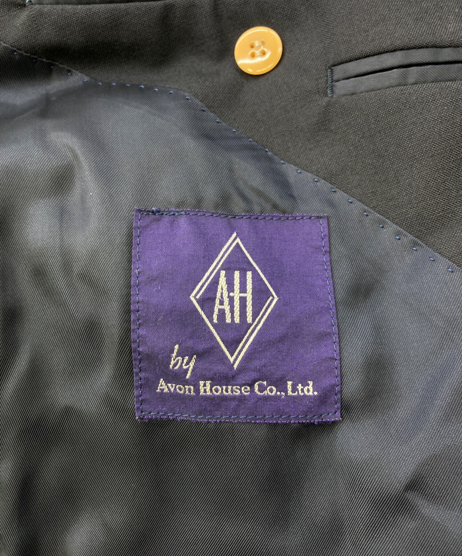 中古・古着通販】Avon House (エーボンハウス) 金釦ブレザー ネイビー 