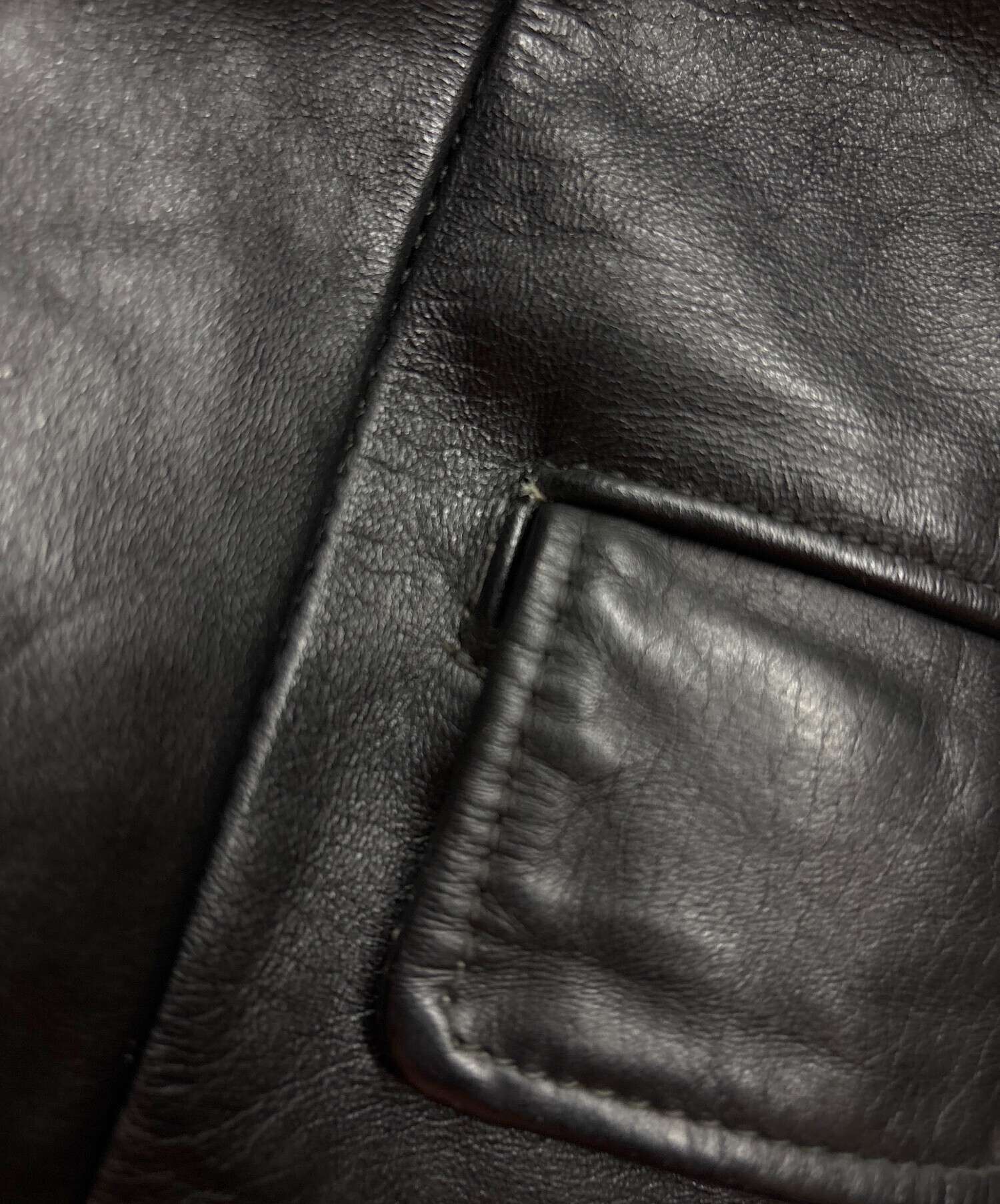 中古・古着通販】NO BRAND (ノーブランド) レザージャケット ブラック