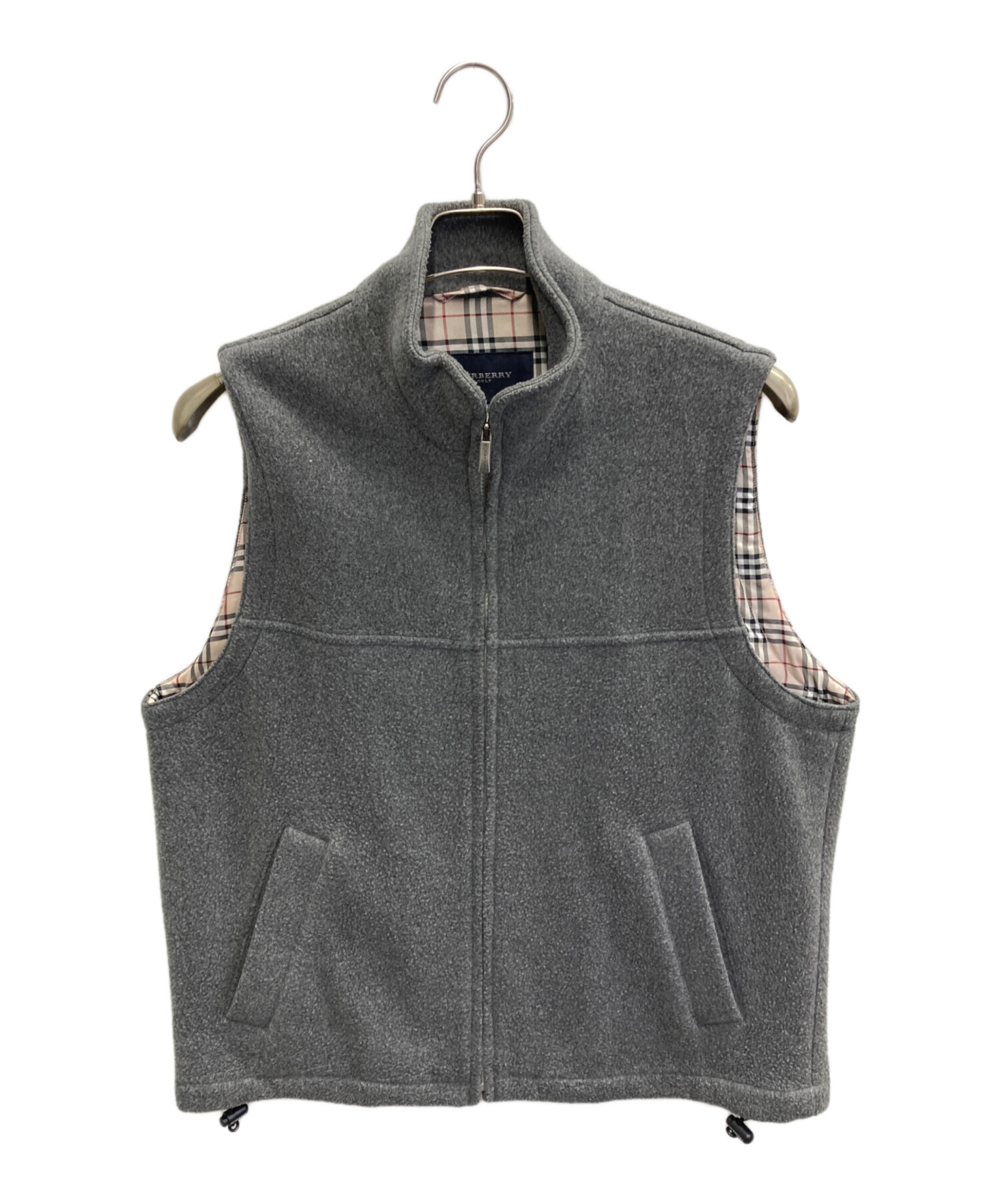 美品　貴重　総柄　ノバチェック　バーバリーゴルフ　大きいサイズ　ベスト 美品 貴重 総柄 ノバチェック バーバリーゴルフ 大きいサイズ ベスト