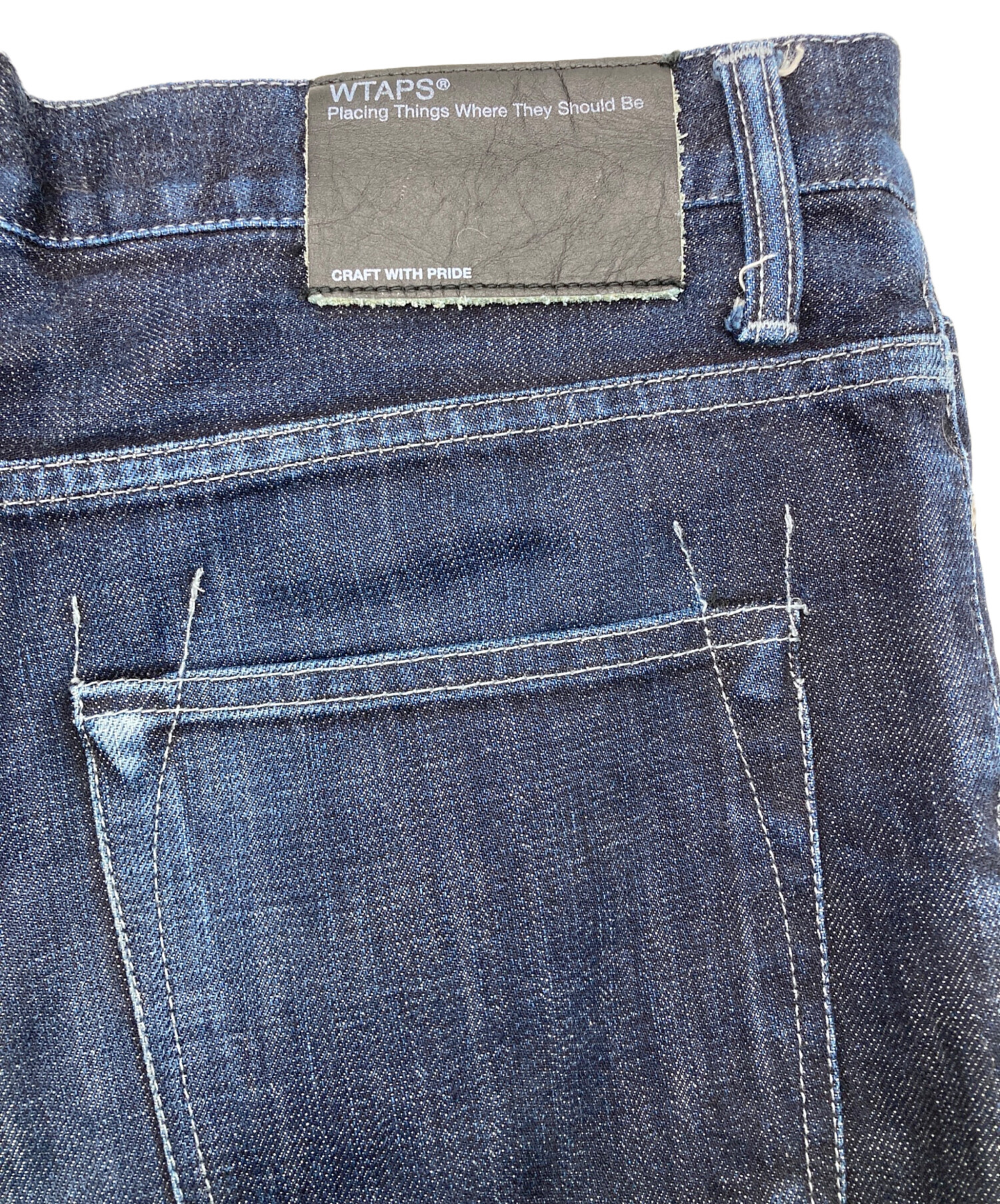 中古・古着通販】WTAPS (ダブルタップス) デニムパンツ インディゴ
