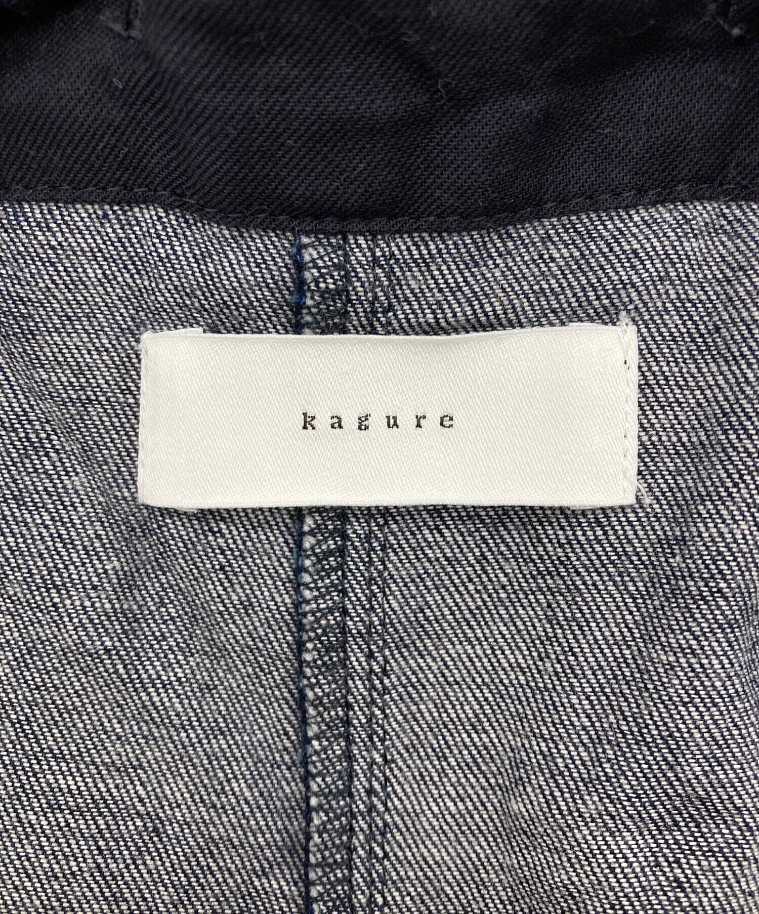 新品未使用　デニムイージーサロペット かぐれ かぐれ デニムサロペット かぐれ デニムイージーサロペット かぐれ