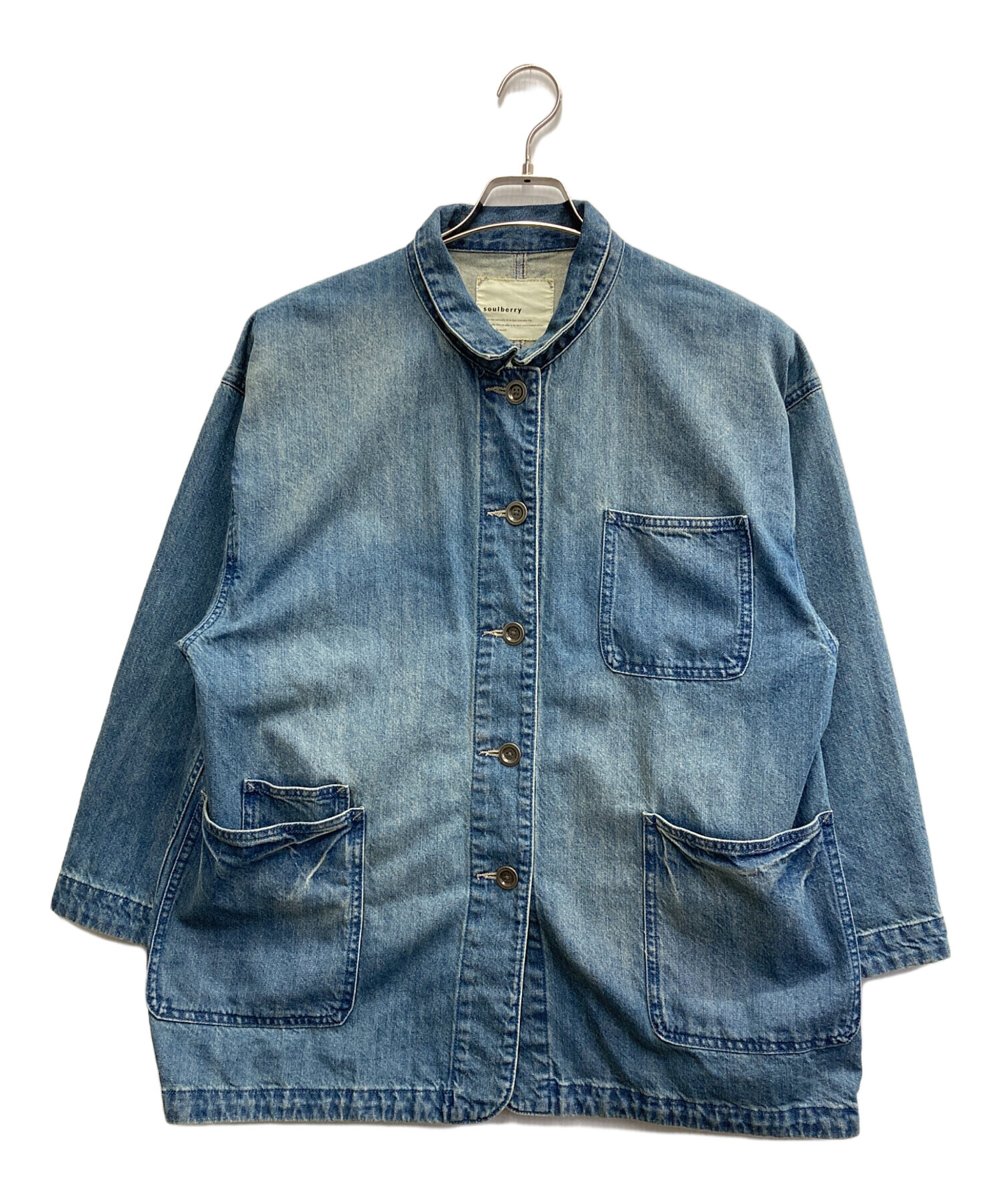 新品未使用　ソウルベリー　デニムジャケット 中古・古着通販】soulberry (ソウルベリー) なにかと頼れるデニムの