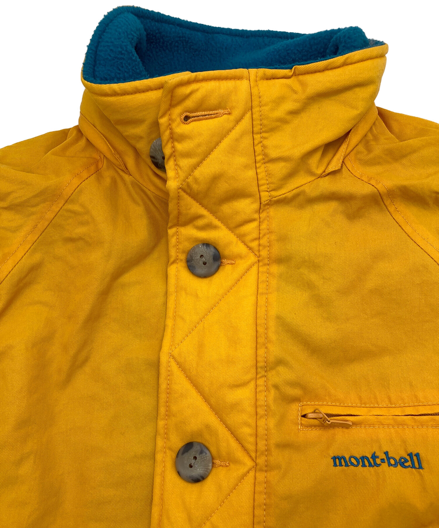 新品 新品 mont-bell モンベル 撥水防風防寒 背面裏フリース 左腕 