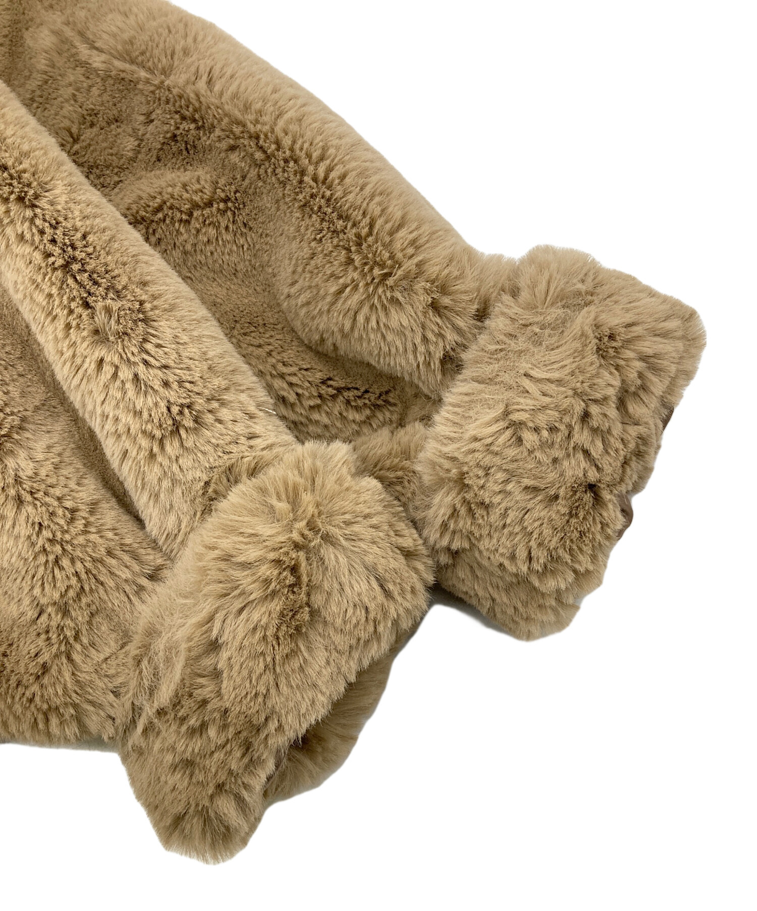中古・古着通販】THINK FUR (シンクファー) エコファーコート ブラウン 