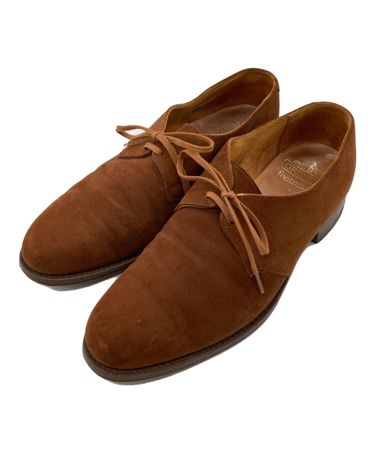 GRENSON ドレスシューズ 中古・古着通販】GRENSON (グレンソン) スウェードシューズ ブラウン