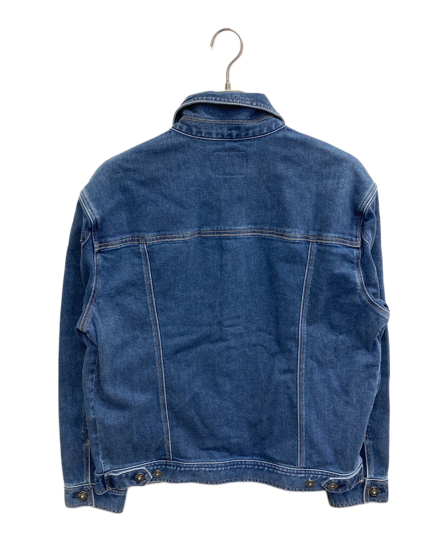 中古・古着通販】GUESS (ゲス) デニムジャケット ネイビー サイズ:XL