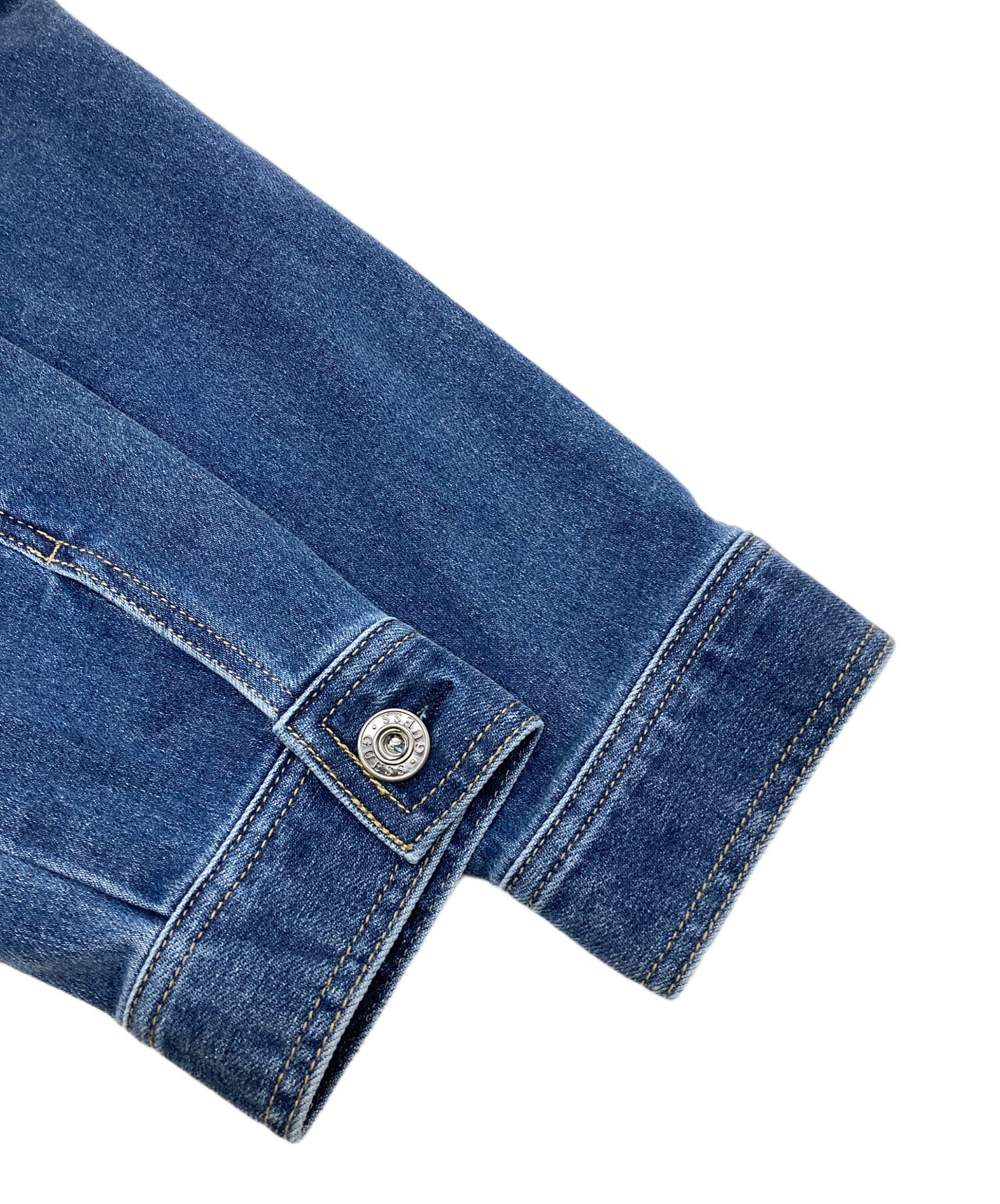 中古・古着通販】GUESS (ゲス) デニムジャケット ネイビー サイズ:XL