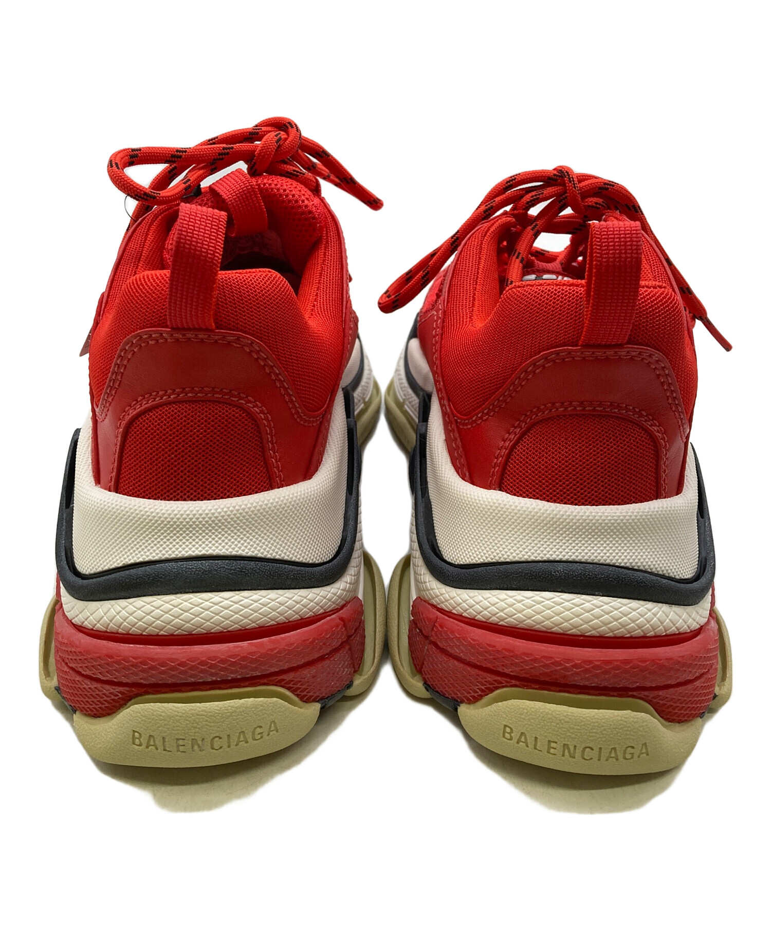 中古・古着通販】BALENCIAGA (バレンシアガ) TRIPLE S SNEAKER レッド
