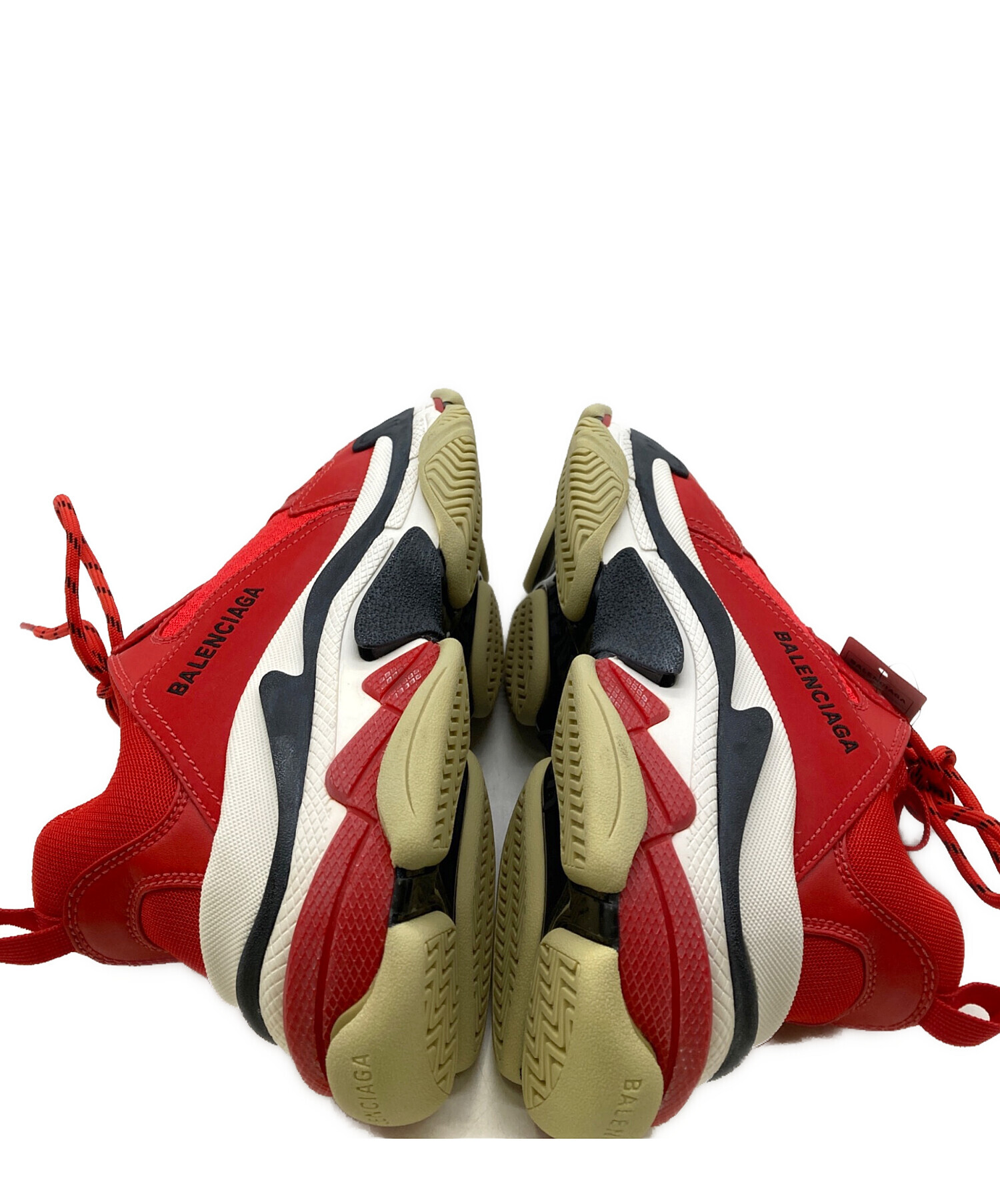 中古・古着通販】BALENCIAGA (バレンシアガ) TRIPLE S SNEAKER レッド