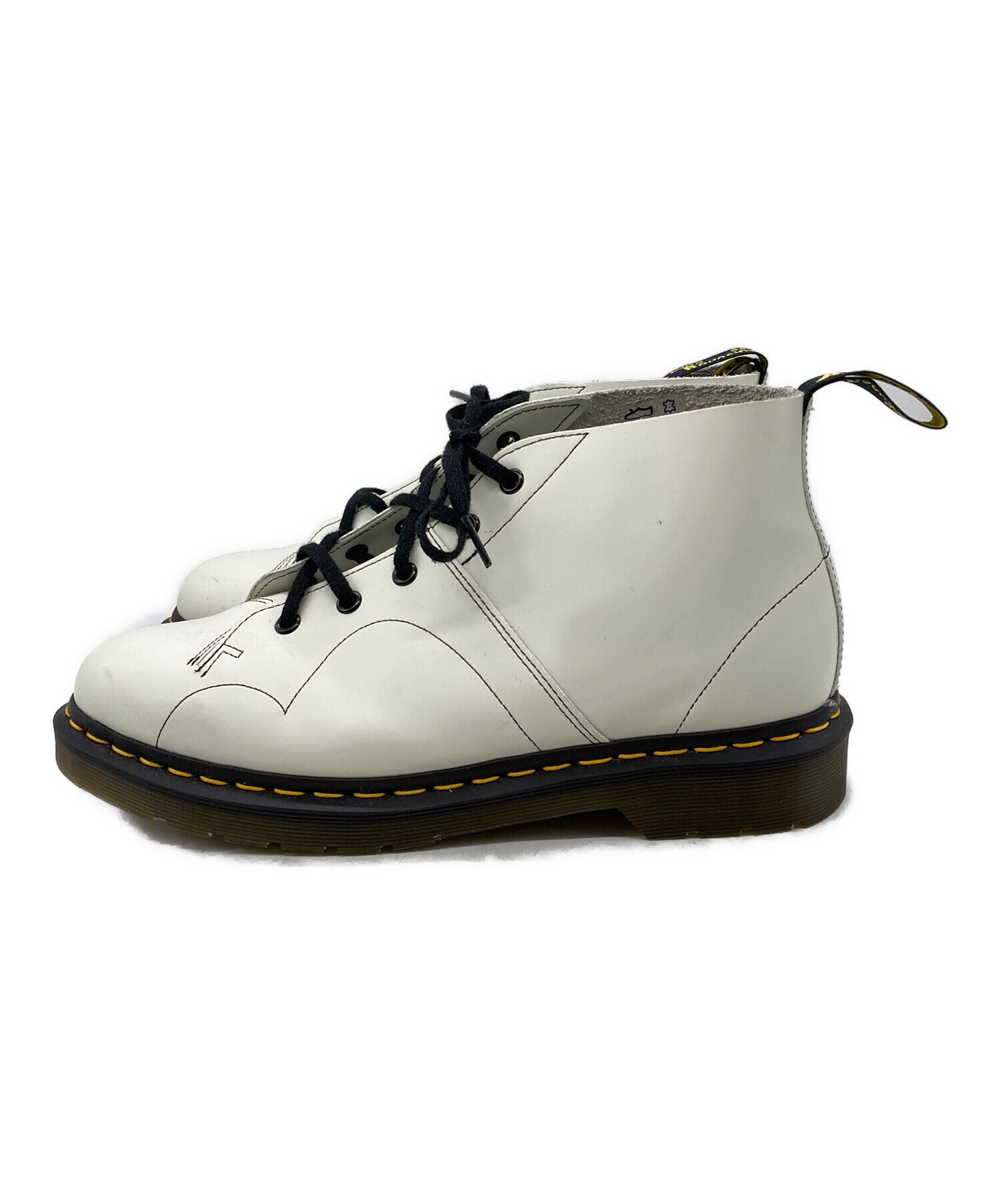 ドクターマーチン　白ブーツ　中古美品　UK6 US7 24.5〜25 中古・古着通販】Dr.Martens (ドクターマーチン) ローカットブーツ
