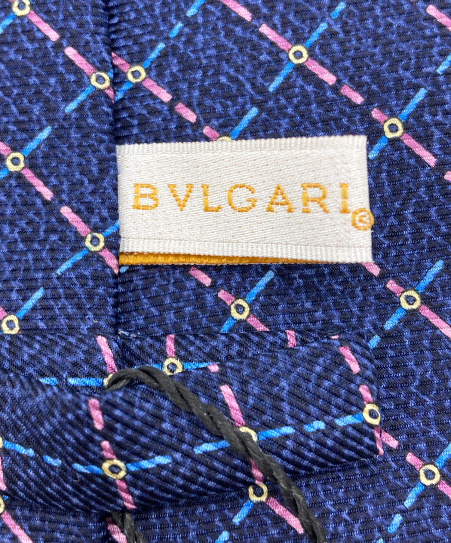 中古・古着通販】BVLGARI (ブルガリ) ネクタイ ネイビー サイズ:無し