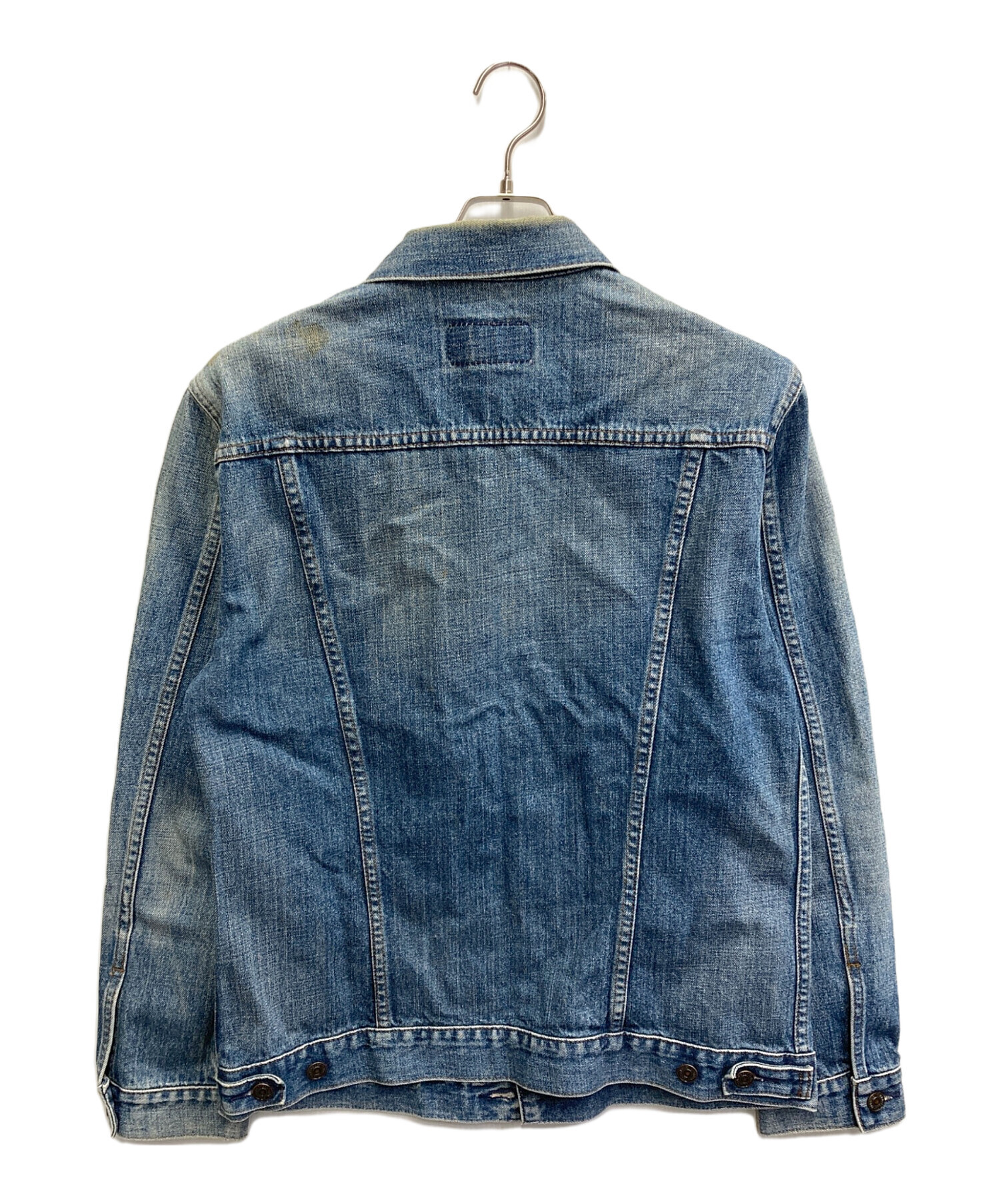 中古・古着通販】LEVI'S (リーバイス) デニムジャケット ネイビー