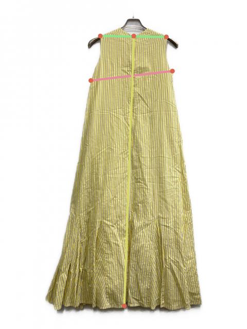MARIHA 夏の月影のドレス ワンピース イエロー 中古・古着通販】MARIHA (マリハ) 夏の月影ドレス ストライプ
