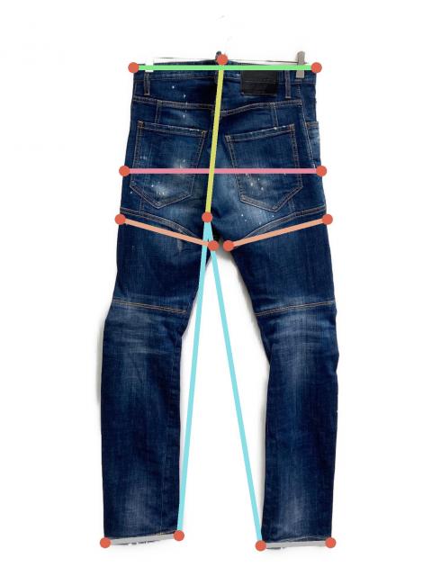 中古・古着通販】DSQUARED2 (ディースクエアード) TIDY BIKER JEAN