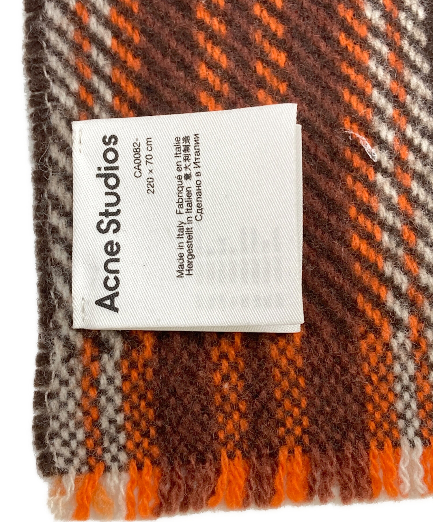 中古・古着通販】Acne studios (アクネ ストゥディオス) Cassiar Check