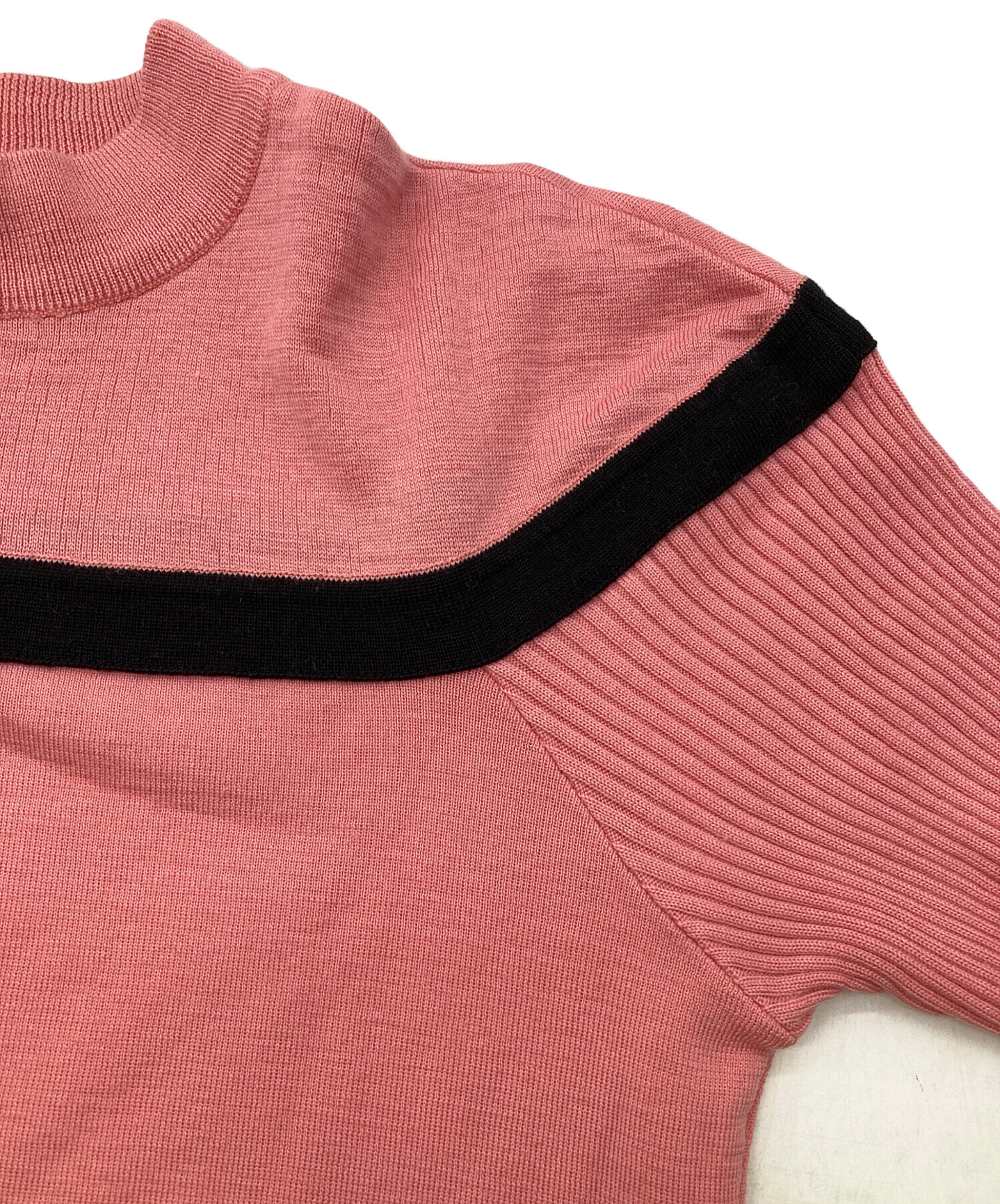 中古・古着通販】courreges (クレージュ) 90'Sロゴニット ピンク