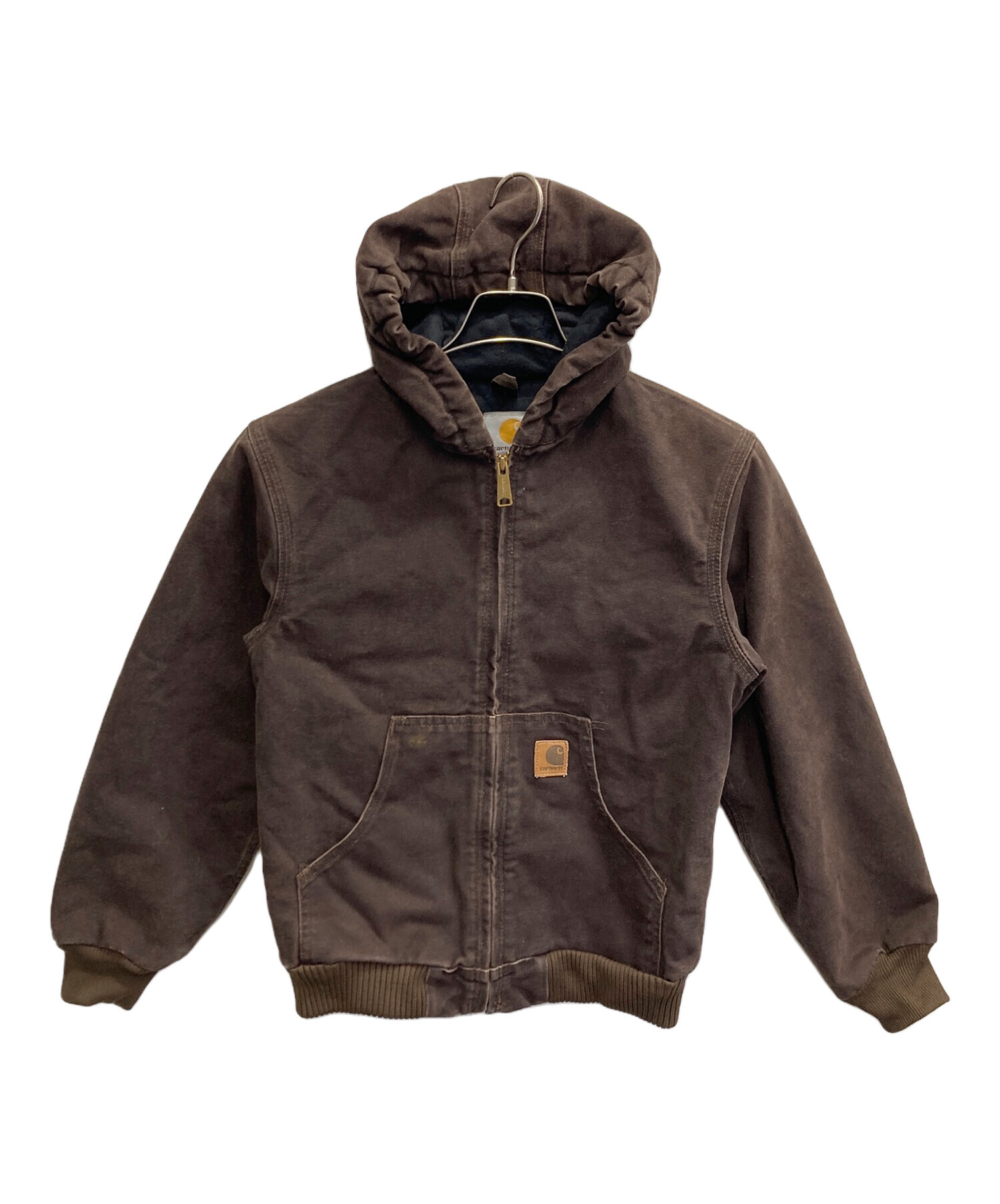 状態超良好！　Carharrt アクティブジャケット　ダークブラウン　革タグ 中古・古着通販】CarHartt (カーハート) アクティブジャケット