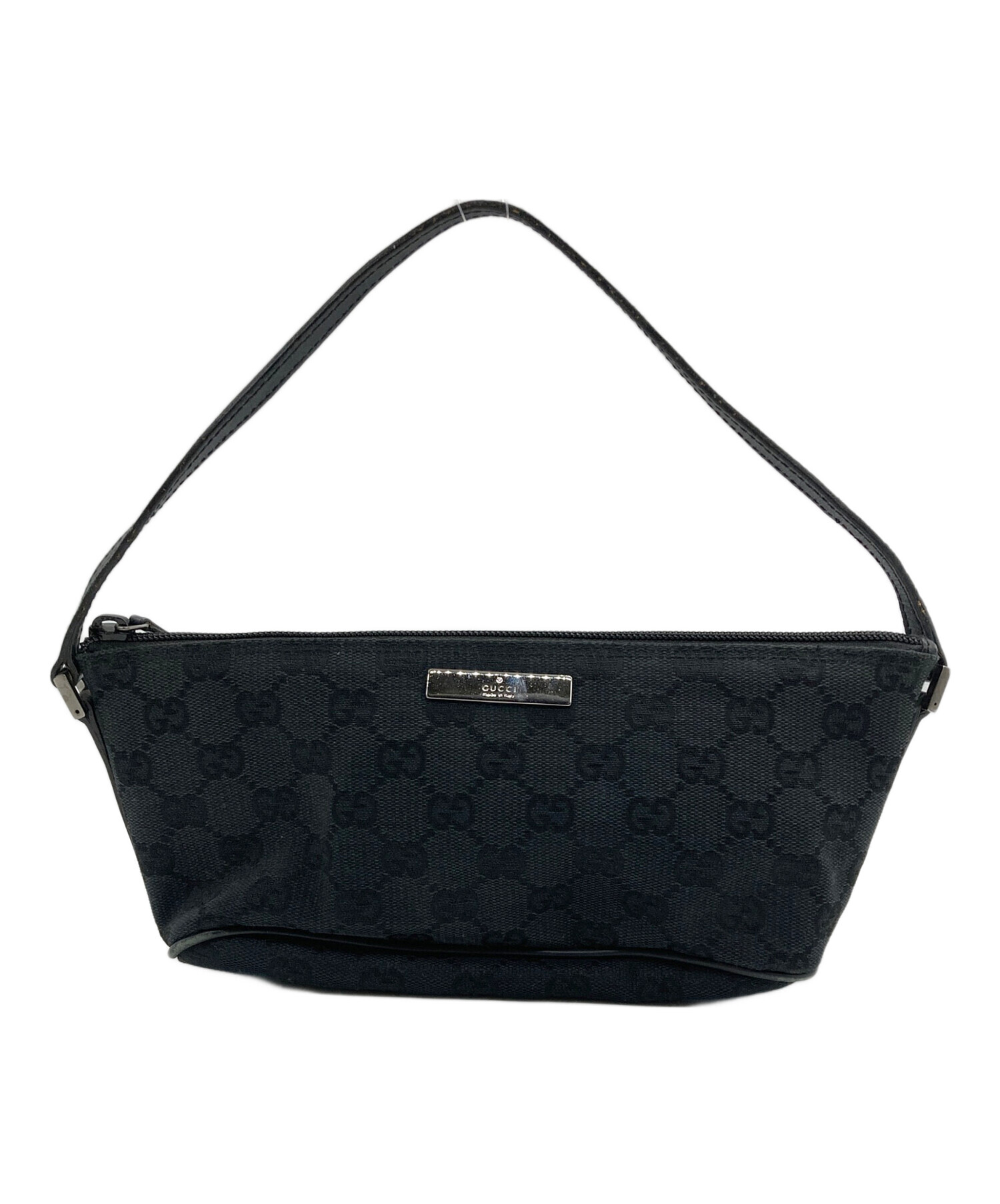 【新品未使用】GUCCI グッチ GGキャンパス アクセサリーポーチ 黒 中古・古着通販】GUCCI (グッチ) GG キャンバスアクセサリー ポーチ