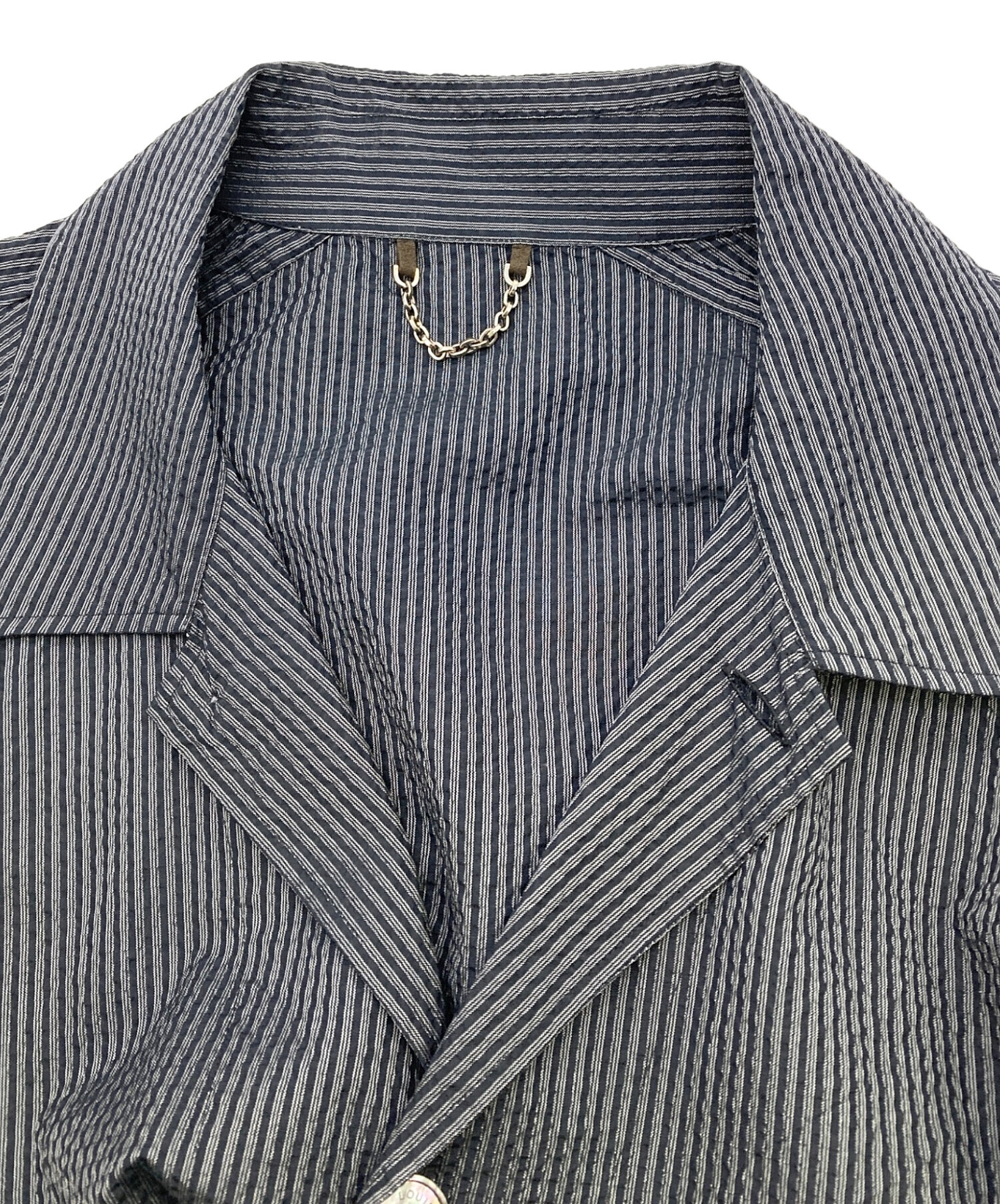 中古・古着通販】LOUIS VUITTON (ルイ ヴィトン) シルク混ストライプ