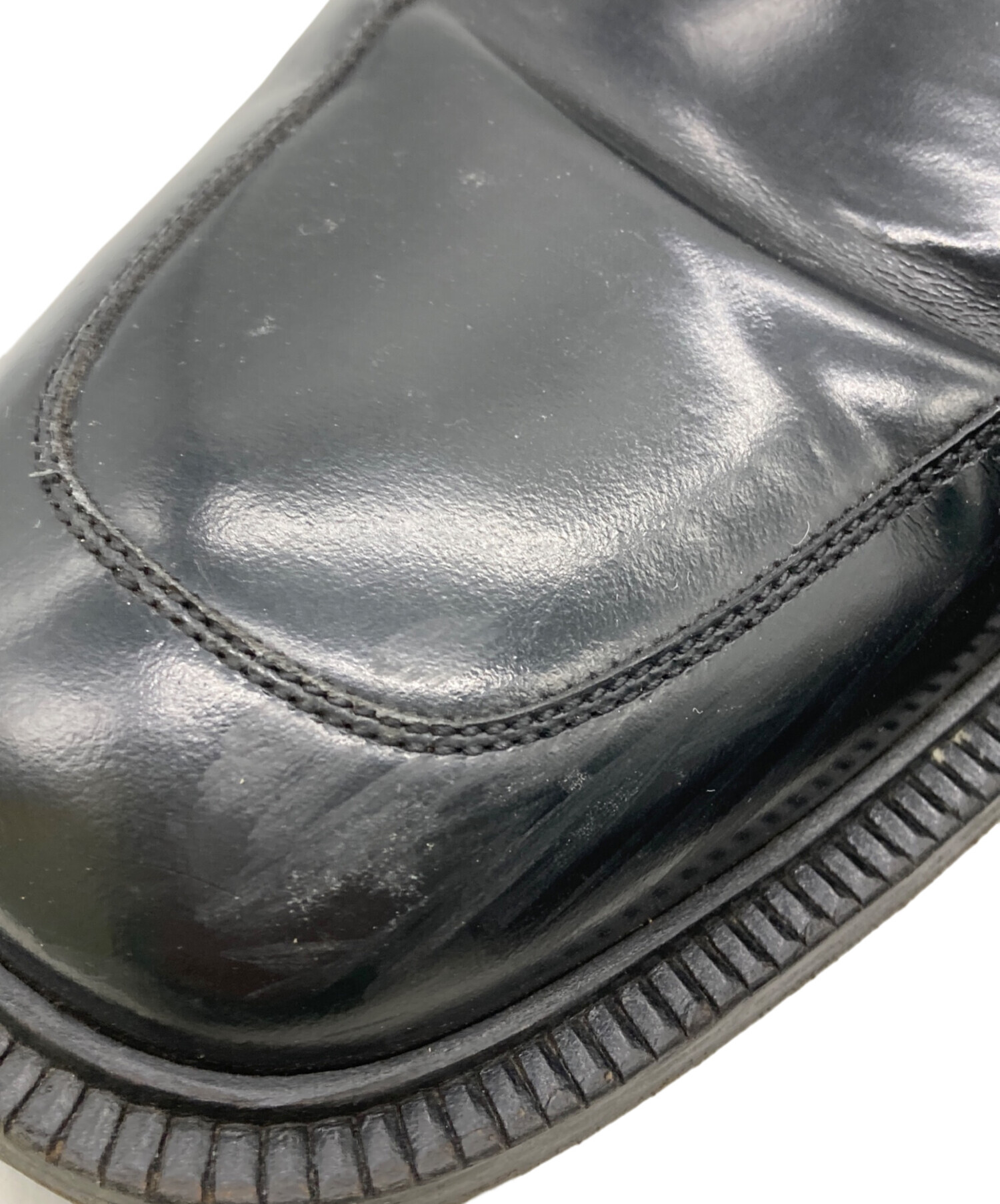 中古・古着通販】GUCCI (グッチ) GGロゴ スクエアトゥローファー