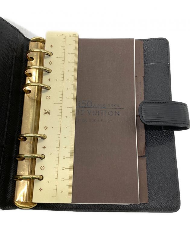 中古・古着通販】LOUIS VUITTON (ルイ ヴィトン) 手帳カバー ブラック