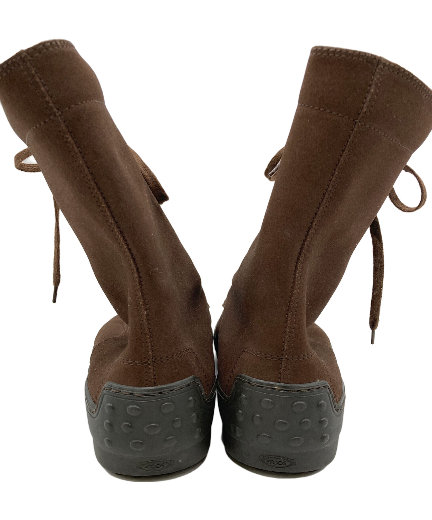 中古・古着通販】TOD'S (トッズ) WINTER GOMMINI ブーツ ブラウン