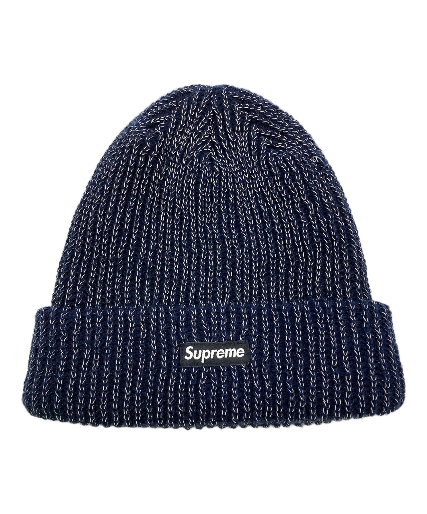 中古・古着通販】Supreme (シュプリーム) Loose Gauge beanie ネイビー