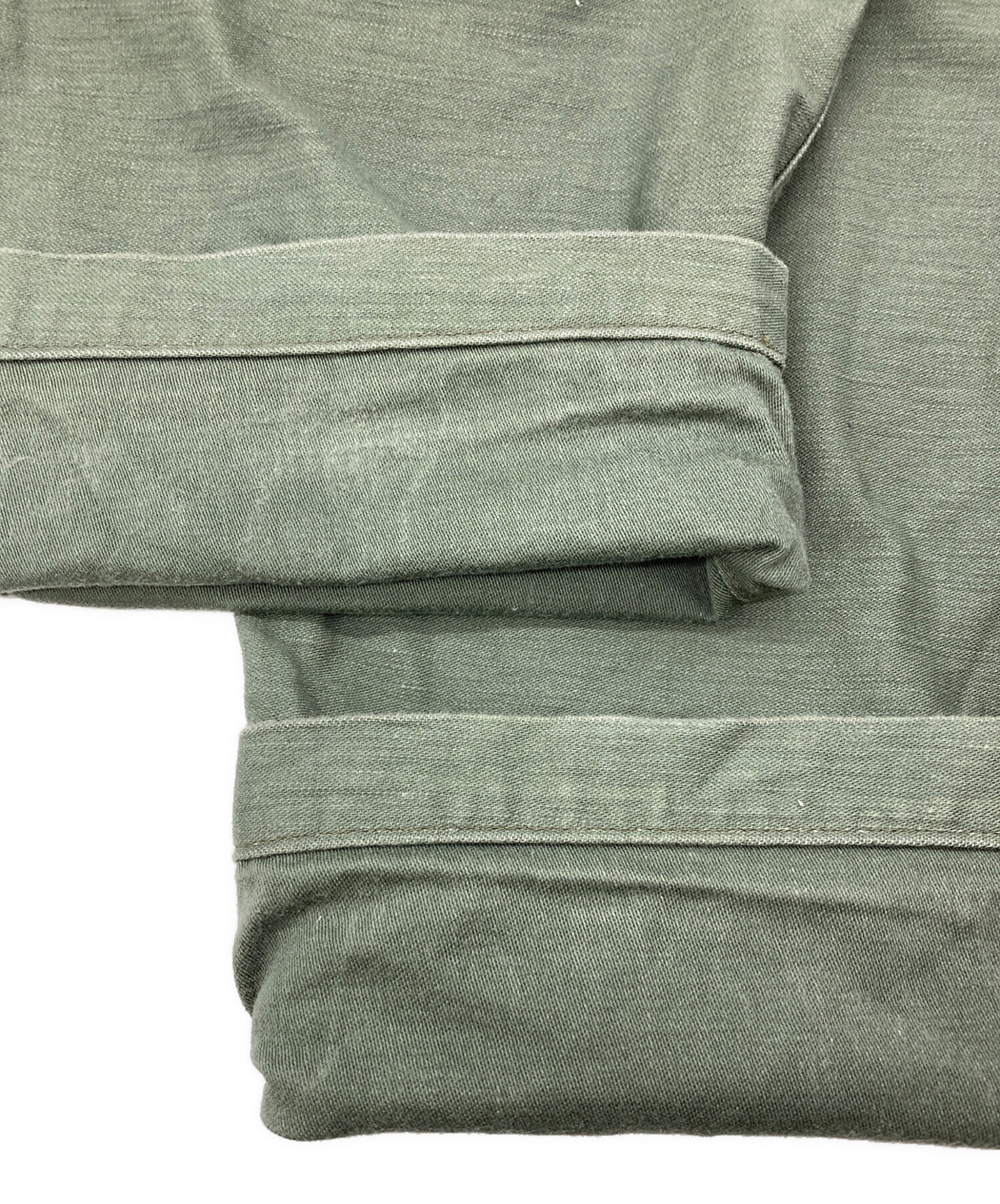 中古・古着通販】orSlow (オアスロウ) ベイカーパンツ オリーブ サイズ