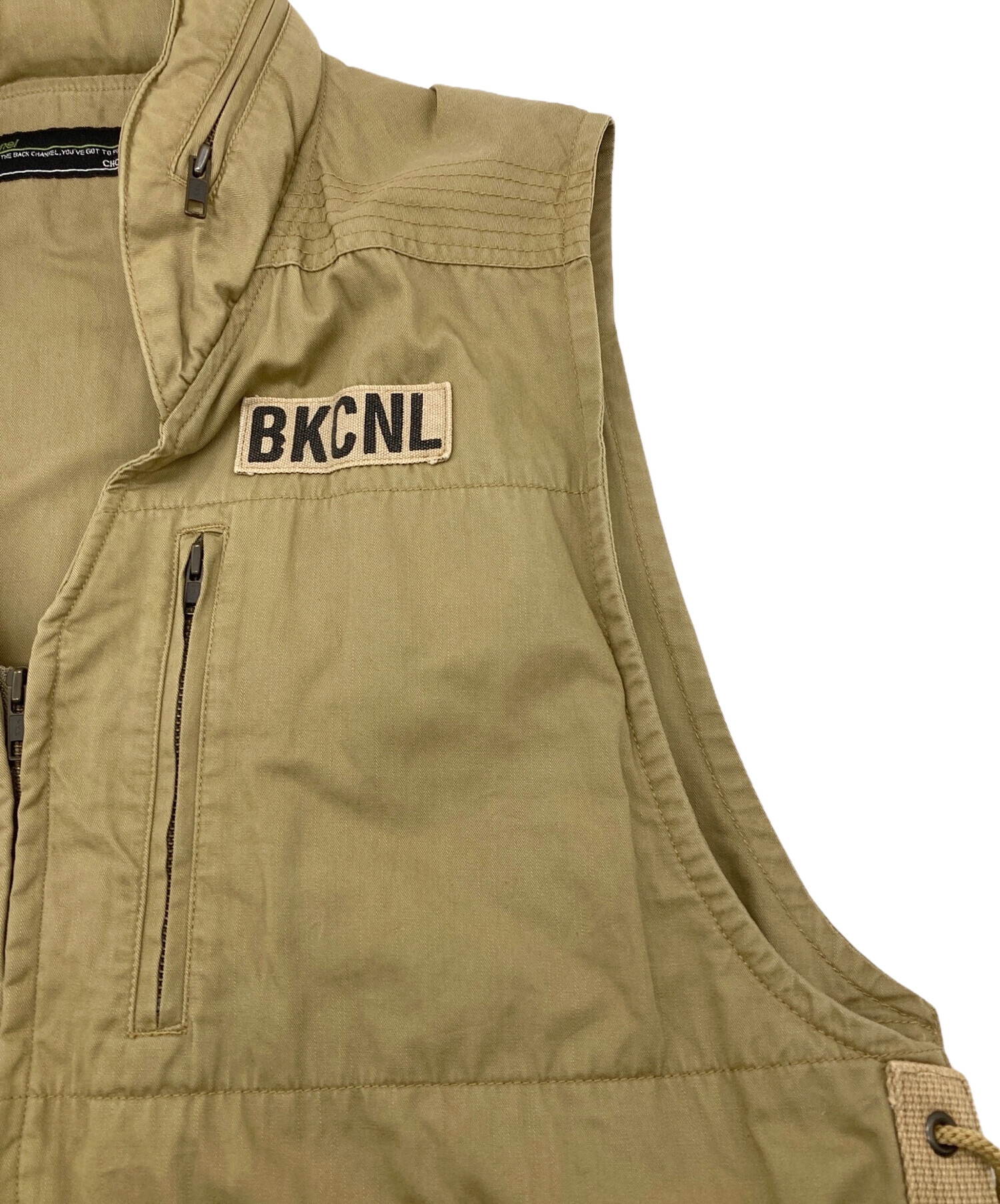 中古・古着通販】BACK CHANNEL (バックチャンネル) ミリタリーベスト 