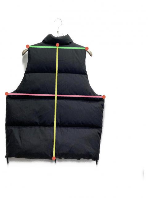 中古・古着通販】FEAT (フィート) ダウンベスト ブラック サイズ:M
