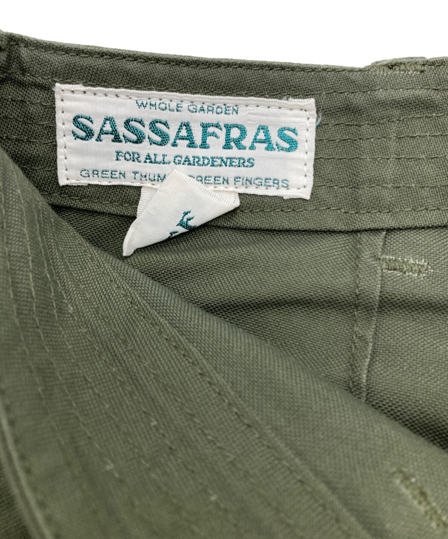 中古・古着通販】SASSAFRAS (ササフラス) Digs Crew Pants オリーブ