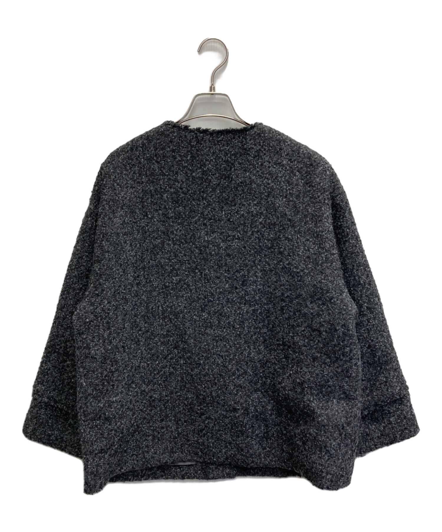 中古・古着通販】Loungedress (ラウンジドレス) ノーカラーツイード