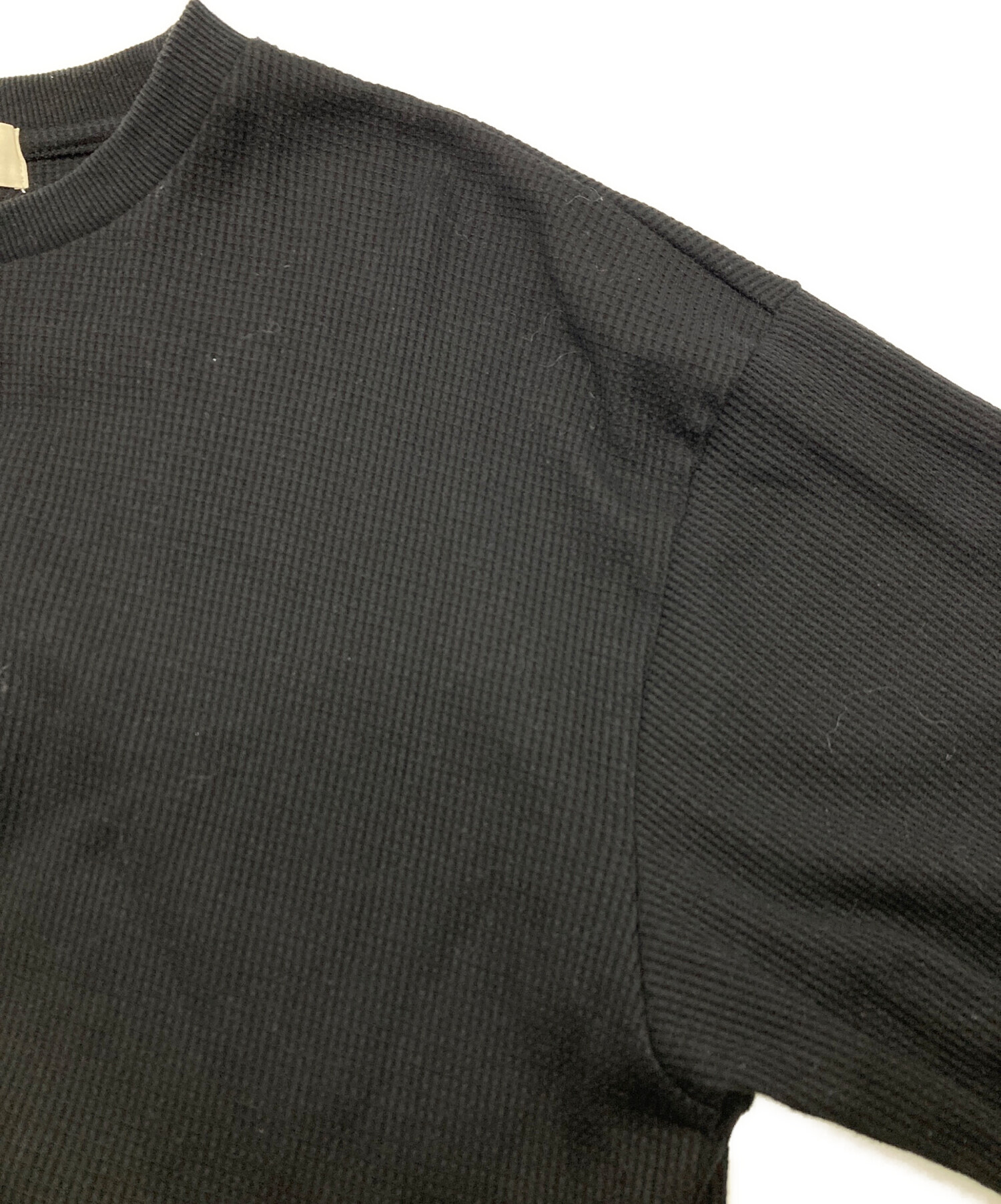 ウィンダンシー SEAロゴ 長袖カットソー ブラック Lサイズ WIND AND SEA（ウィンダンシー） 22SS SEA L/S TEE 長袖Tシャツ ロンT