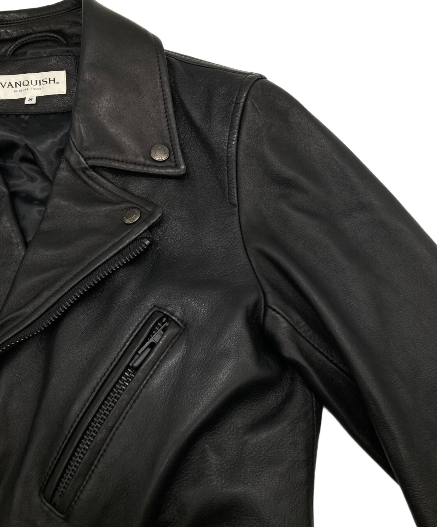 中古・古着通販】VANQUISH (ヴァンキッシュ) TIGHT FIT Lamb Leather